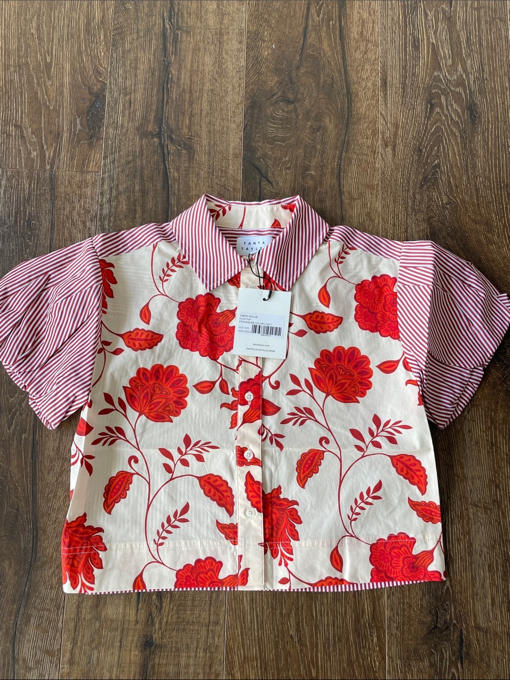 NWT TANYA TAYLOR ELIZA TOP size XXS